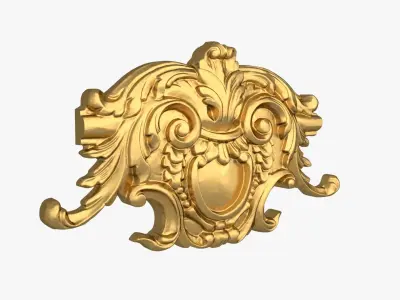 Classic decor ornament 232 3D model
