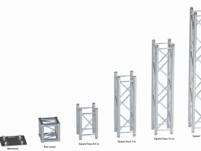 Box Truss Part 3D model