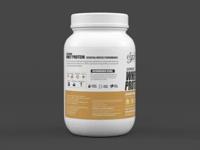 Protein Powder 3D model