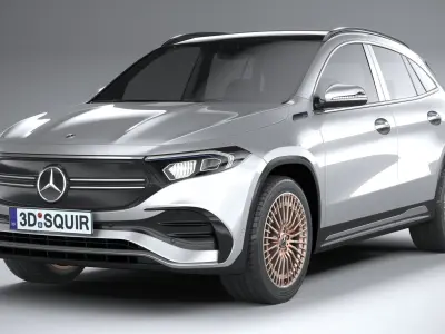 Mercedes Benz EQA 2022 3D model