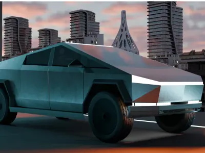 Tesla Cybertruck model 3D model