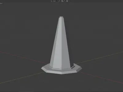 Traffic Cone Free low-poly 3D model by Wright-Games