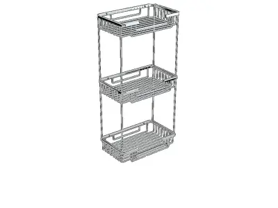 Hotel 15x25 Square Eco Triple 3D model