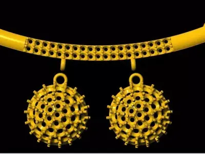 Tanmaniya pendant 3dm file  3D print model