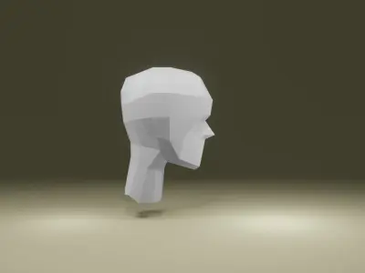 Low-Poly Head Free 3D model