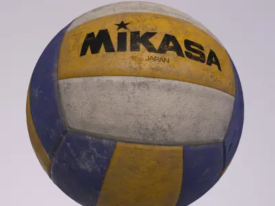 Old Volleyball 3D model