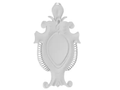 Cartouche Ornament 014 3D model