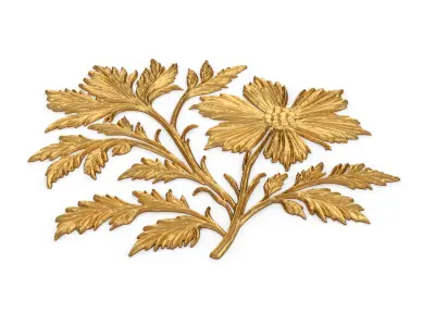 Classic decor ornament carved 38 3D model