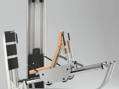 GYM Leg Press 3D model