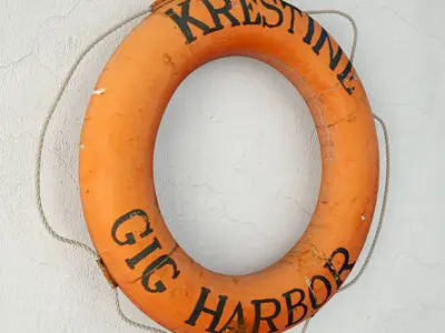 Nautical Gig Harbor Life Preserver 3D model