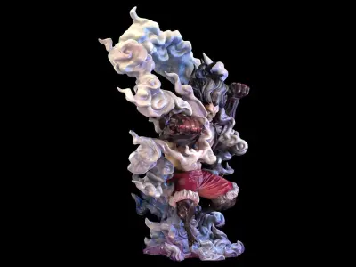 MAXIMUM Luffy Gear4 Snakeman 3D model