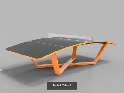 Teqball Tables 3D Model Pack