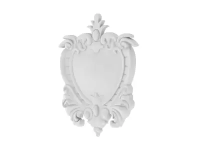 Cartouche Ornament 007 3D model