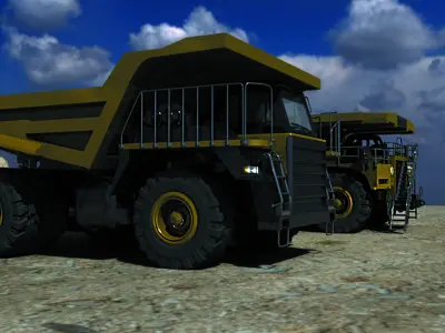 Dump Truck 3D model