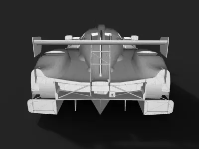 Norma M30 and Ligier JSP3 ELMS cars Low-poly 3D model