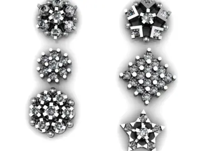 daimond nose pins 3D print model