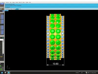 Luxury Multi Row Pave Gemstone Band Ring 4853 3D print model