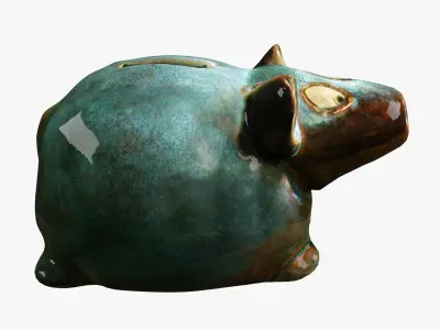 Moneybox pig 3D model
