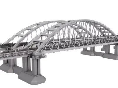 Crimean Bridge 3D model