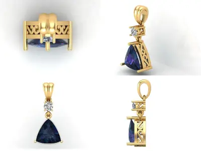 Pendant 55 3D print model