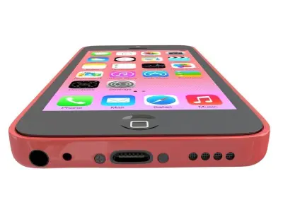 Apple iPhone 5c pink 3D model