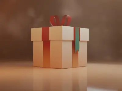 Gift Box 3D Model Free 3D model