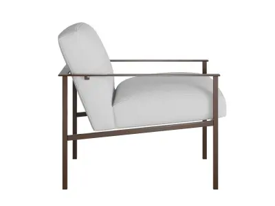 Amy white chair 3D model