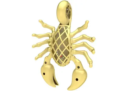 Luxury Scorpion Pendant Jewelry 3D Model 3898 3D print model