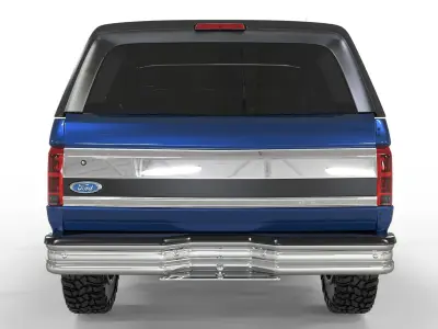 Generic Bronco 1992 suv Basic Models  3D model