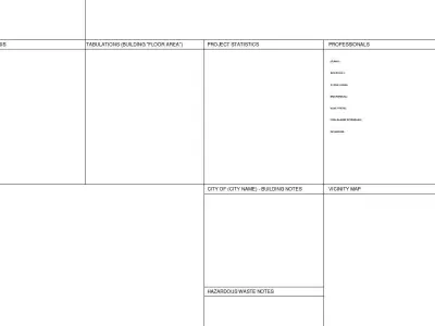 Revit Title Block Family for Professionals 3D model