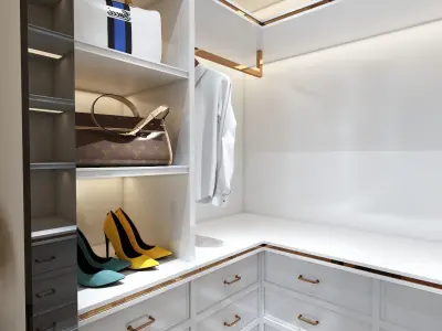 Luxurious 3D Bedroom Design 3D model