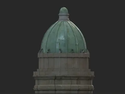 dome 1 Low-poly 3D model