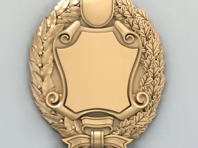 Coat of arms decorative 005 3D model