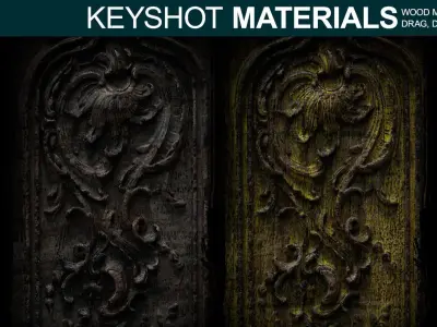 Wood Materials 2 For Keyshot Texture