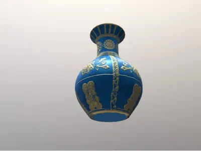 Oriental Vase 3D model
