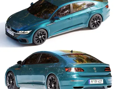 Volkswagen Arteon 2021 R-line 3D model