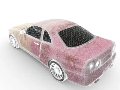 Skyline car 3D model