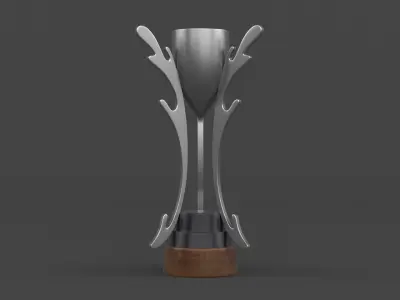 Trophy Cup 3D model 10