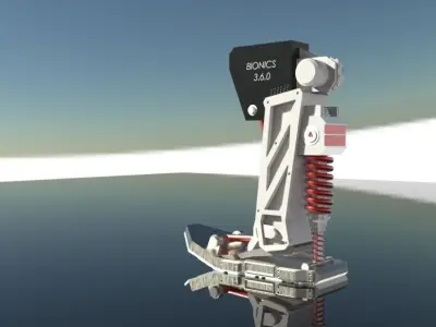 Prosthetic Robotic Leg 3D model