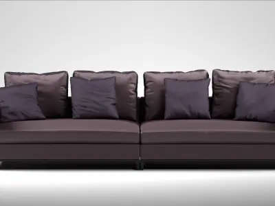 Camerich Crescent Sofa 3D model