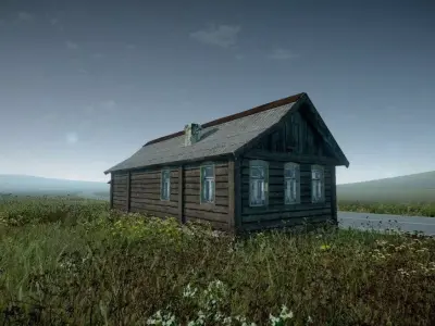 Village House Low-poly 3D model buy
