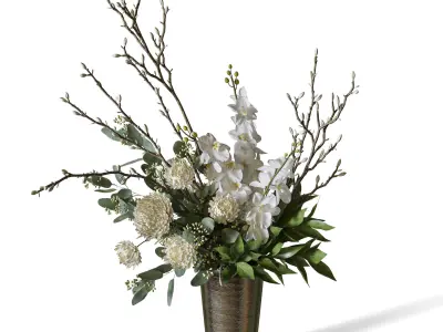 Flower Set 098 3D model