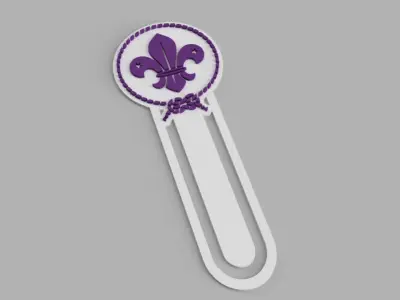 Fleur de Liz Organization of the Boy Scout Movement Bookmark Free 3D print model