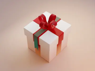 Gift Box 3D Model Free 3D model