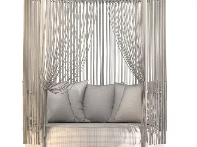 Lounge Bed Oasi 3D model