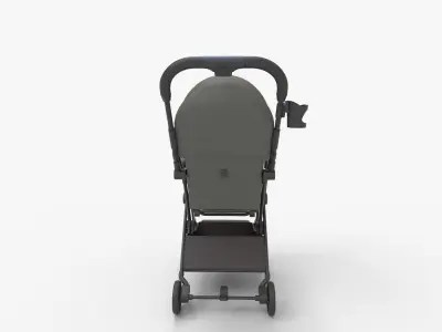 Mompush Lithe V Lightweight Stroller Snack Tray 3D model