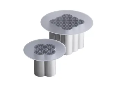 Modular Aluminum Profile Table 3D model