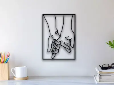 Love Wall Art 3D print model buy