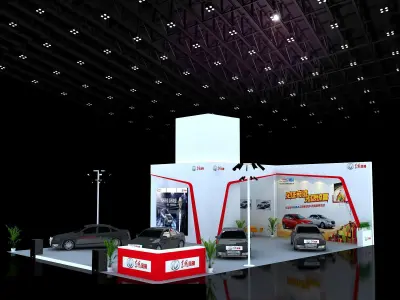 Exhibition - Area - 17X12-3DMAX2009-06 3D model