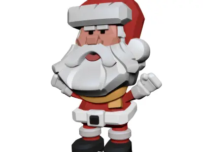 Santa Claus 3D Printable Miniature 3D print model